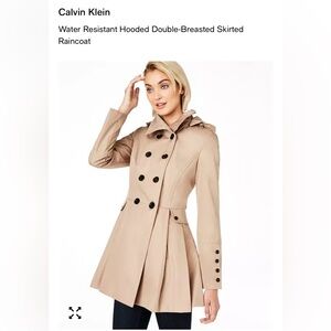 Calvin Klein Women's Tan Trench Coat